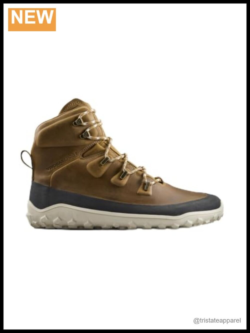 Genuine Leather Hiking Boots All Terrain Grip Lace Up